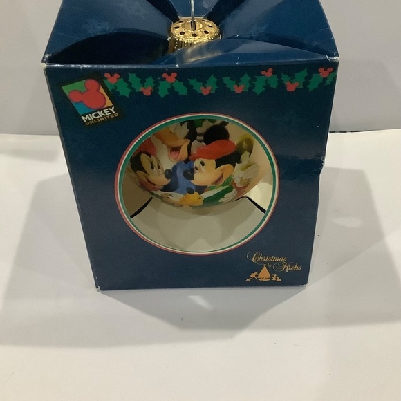 Vintage Christmas by Krebs, Mickey Unlimited Disney character Christmas ball. - Picture 6 of 6